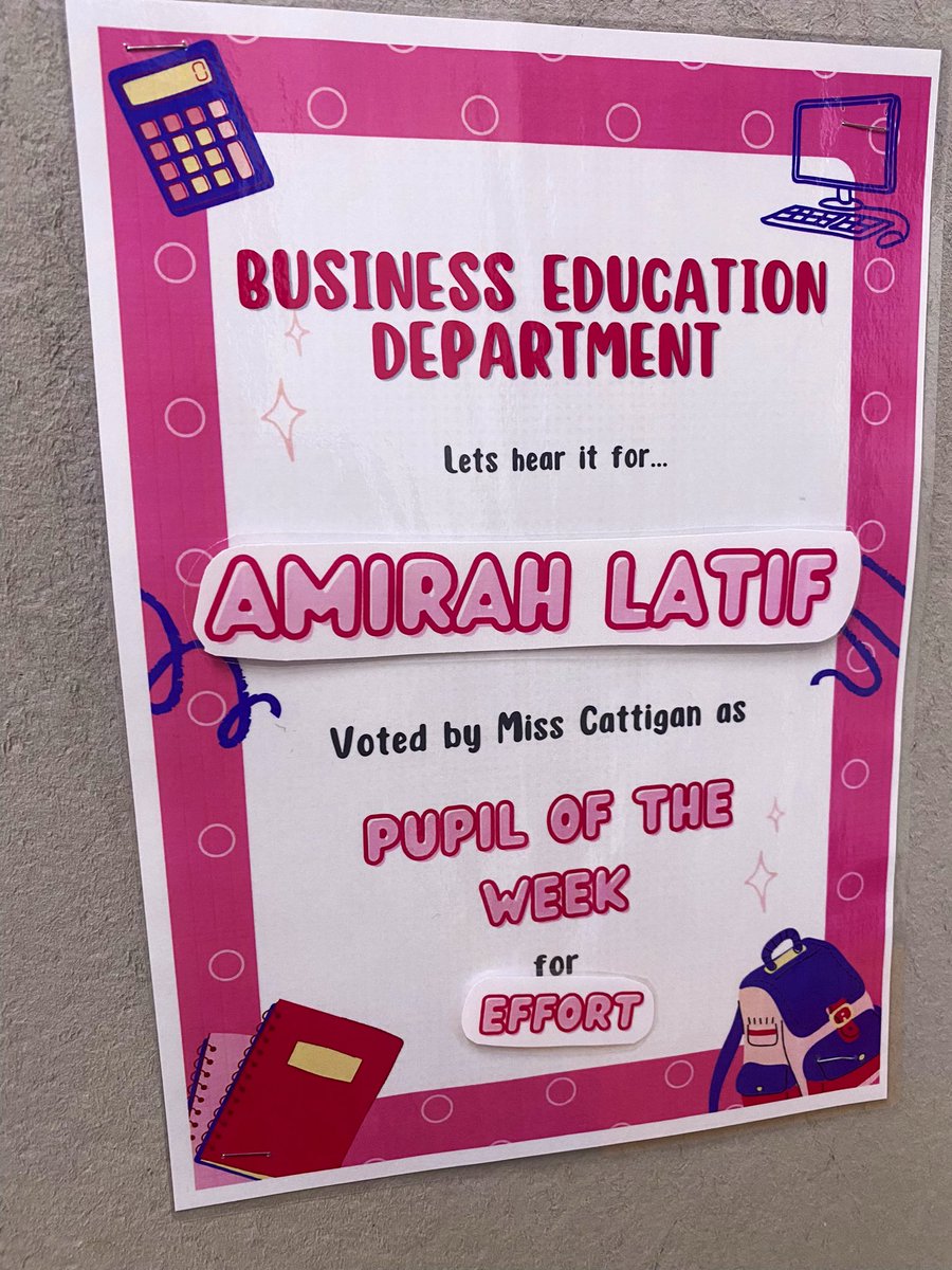 HarrisBusEd's tweet image. Huge well done to last weeks Business Pupil of the Week 🌟