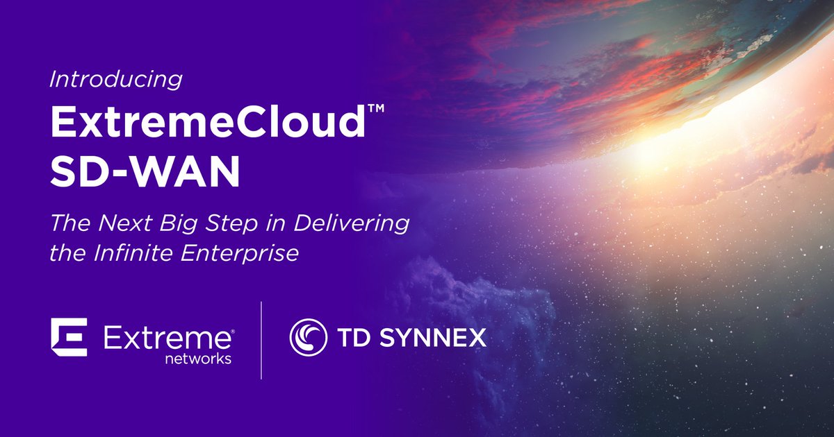 Learn how ExtremeCloud SD-WAN can connect your infinitely distributed enterprise while giving users secure access to any application: extremenetworks.com/copilot/