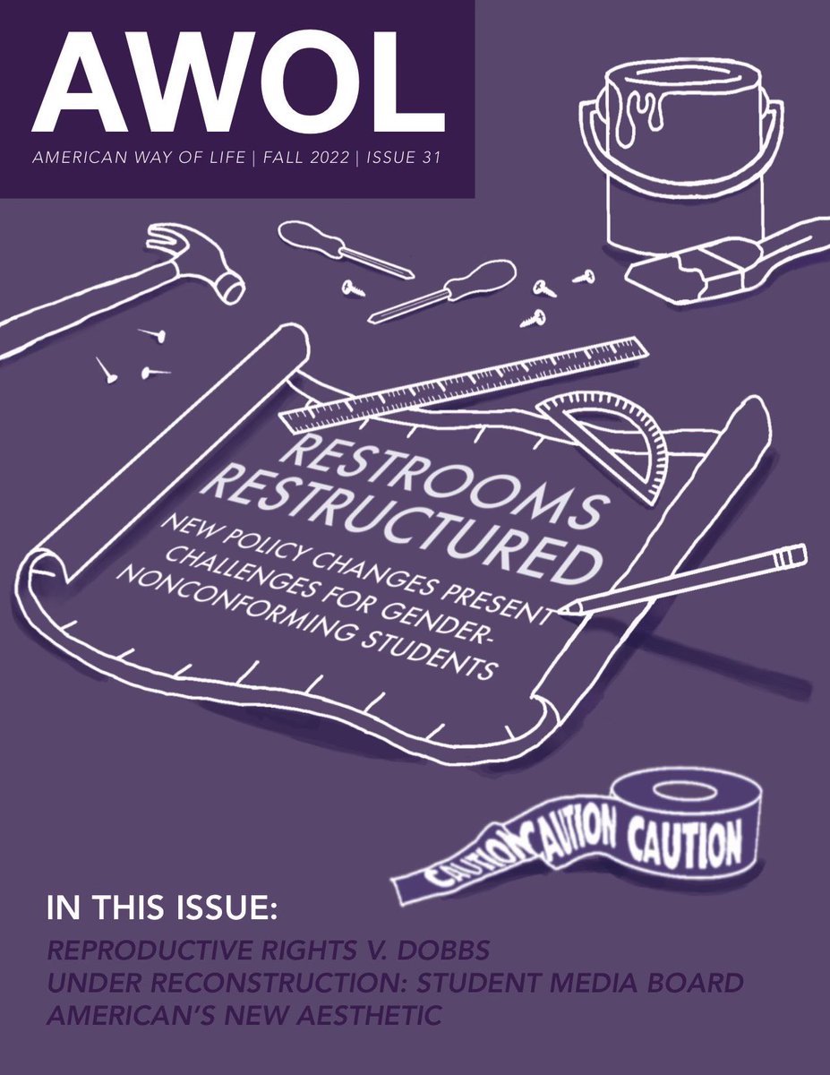 awolAU's tweet photo. The moment you’ve been waiting for is finally here. AWOL’s 31st edition is out now across campus! The link to the online edition is in our bio! https://t.co/aD6456yVrF