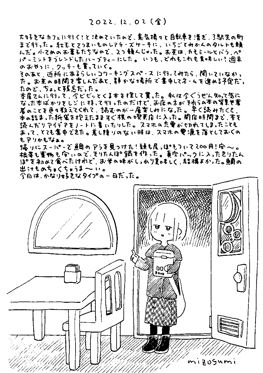 12/2の絵日記 