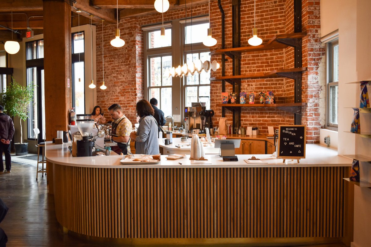 sprudge's tweet photo. In Portland, Connecting Japanese Tea With Mexican Coffee At Electrica https://t.co/tN90Rmqb5w #electrica #portland https://t.co/0tlLn6JP8b