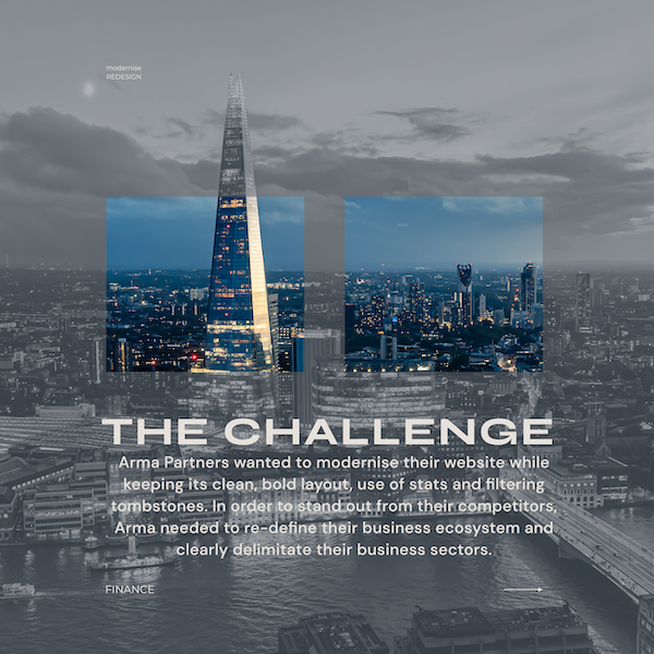 skylarkcreative's tweet photo. Congratulations to Arma Partners on a record year!

Read more about our work for Arma Partners here: https://t.co/YiGBkAjwqV

#corporatefinance #digitaleconomy #webdesign #clientcasestudy #londoncreativedesignagency #londonagency #londoncreative #designagency #creativeagency https://t.co/74LvPE8uWF