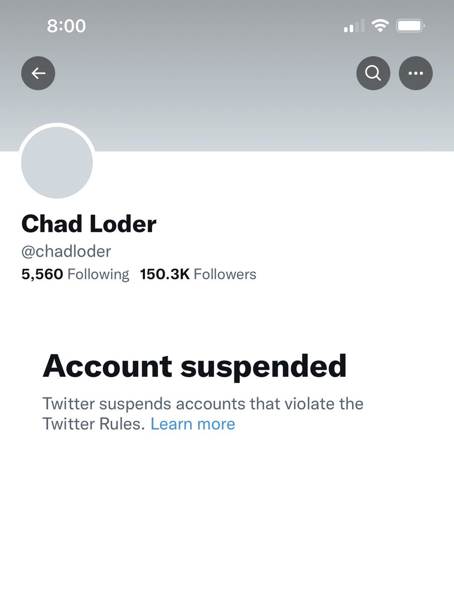 RodWebber's tweet photo. Hey @elonmusk— Are you ever going to un-suspend @chadloder, or should we continue to interpret your position as being one of pro-fascism, anti-truthism and all around shit-goblinery? 

#freeChadLoder https://t.co/TmywxSQGRa