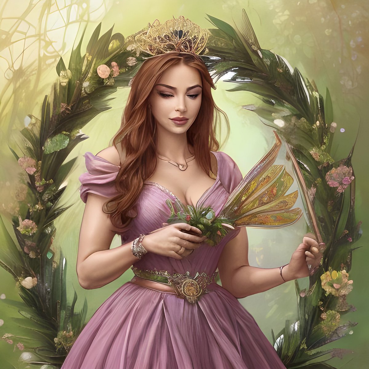 aitzan's tweet photo. My fairy princess AI version #aitzasAI https://t.co/D3QfUrPBs4