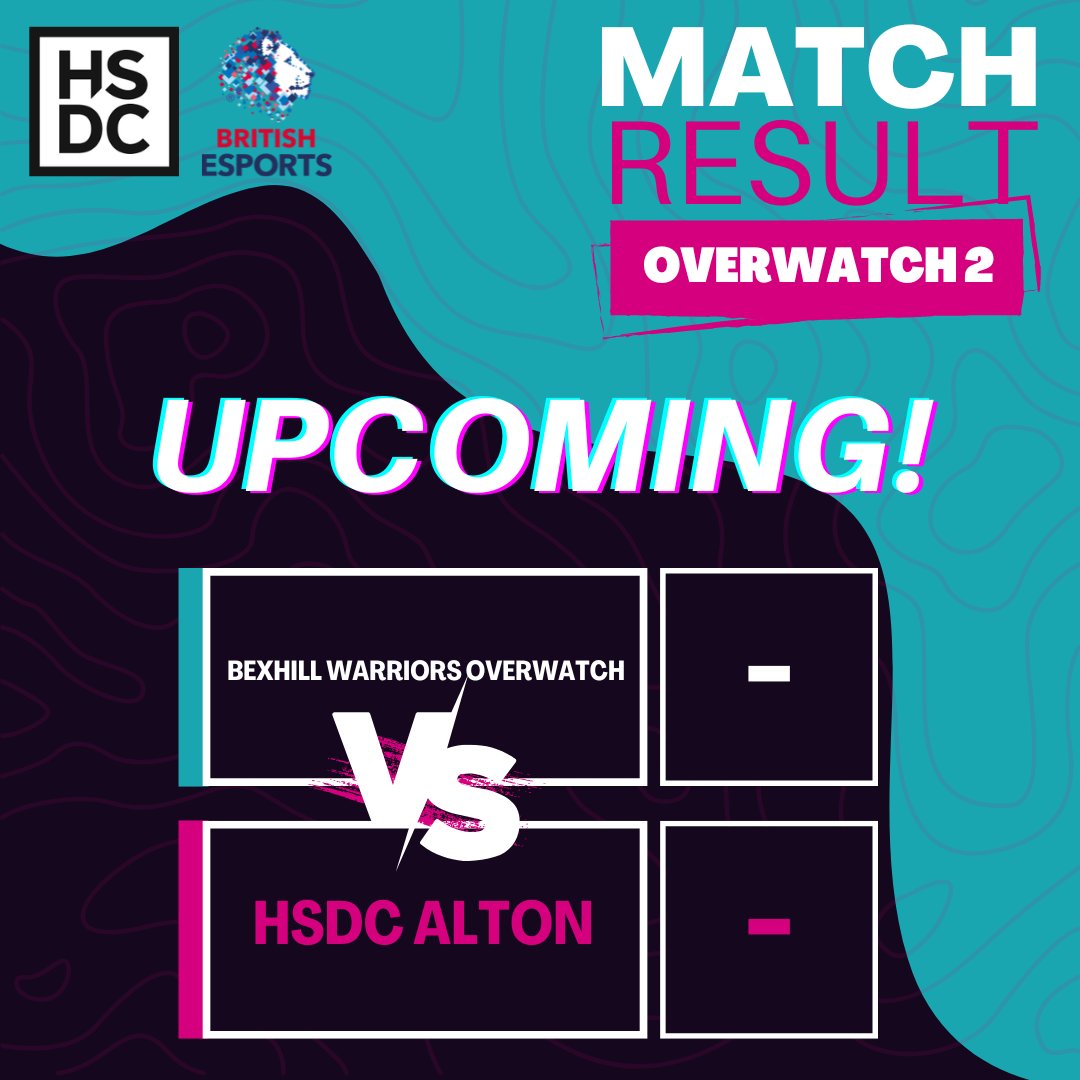 HSDC Esports (@hsdc_esports) on Twitter photo Our Overwatch2 team on Alton take on <a href="/BexhillCollege/">Bexhill College</a> this week, looking forward to some fun games!
Goodluck to all those participating! π Our Overwatch2 team on Alton take on <a href="/BexhillCollege/">Bexhill College</a> this week, looking forward to some fun games!
Goodluck to all those participating! π