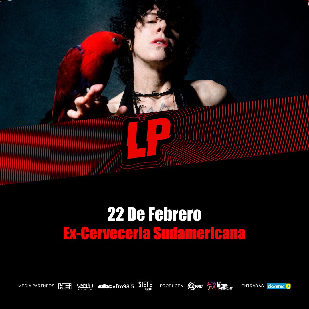 G5pro's tweet photo. 🇵🇾 ¡LP VUELVE A PARAGUAY! 🤩🫶🏼 

Conquistó nuestros corazones durante su primera presentación y oficialmente regresa con toda su magia ✨✨✨

🗓️ 22/Feb
📍 Ex Cervecería Sudamericana
🎟️ Entradas a la disponibles en @TicketeaPy desde mañana, martes 6 

#LP2023Py https://t.co/hZP7G1OQg1