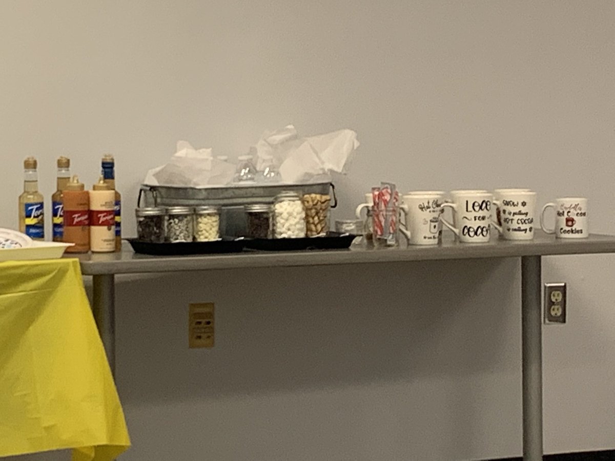 Thanks for the awesome Christmas spread for our C&amp;I meeting Dr. Ramseur! <a href="/HDRamseur/">Dawn Ramseur</a> <a href="/HokeCoSchools/">Hoke County Schools</a>