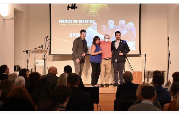 InconAsiaZAZ's tweet photo. InconAsia: RT @LydiaBermejoM: #VPD22 🔥🏆 | APDM, premio al mejor Periodismo Deportivo en la gala VIP Deportivo 2022 #VIPDeportivo

🥇 @prensadeportMAD

@AytoAlcalaH @elcorteingles @DIETBOX @RoyalFlashMusic @felixdamianfilm @PinisanLabs @madridpanthers … https://t.co/wDkl465gkU