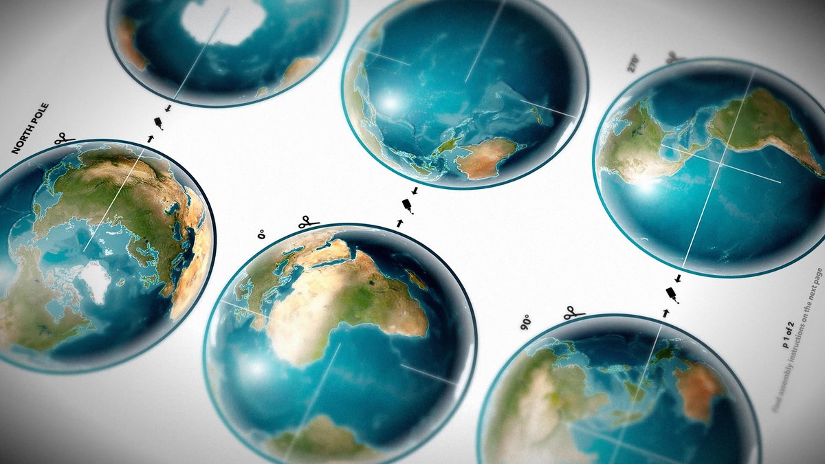 Please don't --or maybe do?-- I don't know anymore. Anyway, here's a paper globe Christmas ornament for you to print and cut and glue and assemble. Because paper globe! esri.com/arcgis-blog/pr…