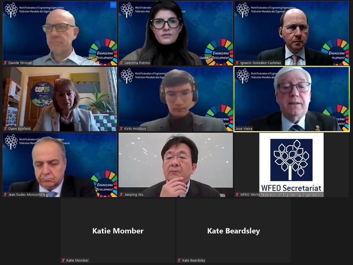 Absolutely honoured to represent the #capacitybuilding task group of the CDRM <a href="/wfeo/">WFEO</a> at the webinar on Climate Change, streaming from the <a href="/wfeo/">WFEO</a> event at <a href="/COP27P/">COP27</a>.
The recording will be available soon! Stay tuned!