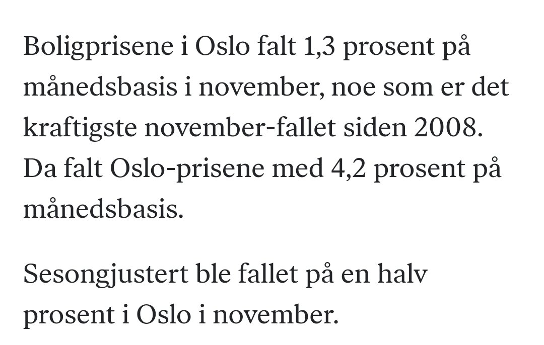 Det er lang vei mellom -1,3 % og -4,2 %. Bare sånn for å konstatere det åpenbare.