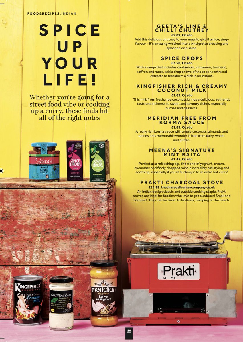 Make your favourite curry full of smoky flavour, great review from Food&amp;recipes magazine #winterbbq #curry #foodlover #foodstagram #igfood #prakti #charcoal #realfirecooking