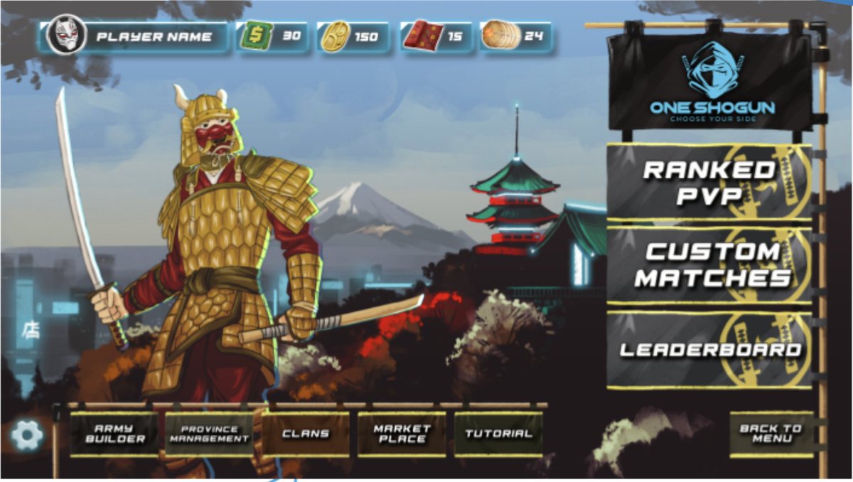 @ONEShogunsgaming's Battle Mode consists of Ranked and Custom games. 📈Head-to-head battles where you can level up for higher in-game currency earnings or place wagers of in-game currency to claim the spoils of war.⚔️🔥

#WEB3gaming
#MobileGame
#HybridEconomy