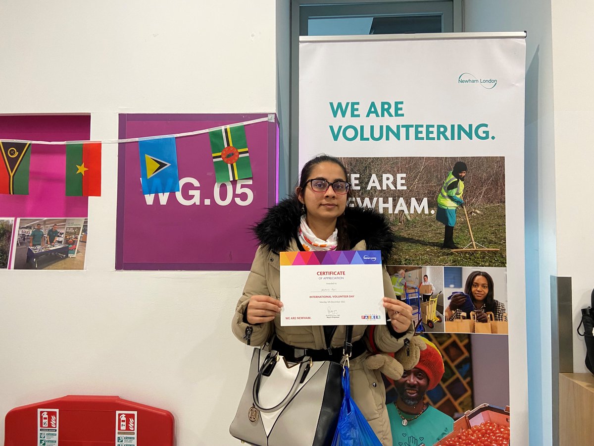 NewhamLondon's tweet photo. Today, we are marking International Volunteer Day by celebrating those who make selfless contributions to support others in Newham.
Find out how you can become a volunteer at https://t.co/0LiSj27gA2 
#IVD2022  #VolunteerNow #TogetherActNow
Read more https://t.co/fp7UFttQa0 https://t.co/XlZKObAGak