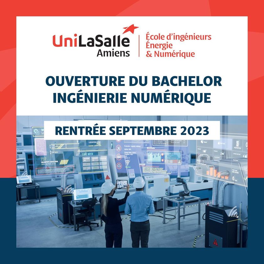 UniLaSalle Amiens (ESIEE-Amiens) (@esieeamiens) on Twitter photo Pour la rentrée de septembre 2023, <a href="/ESIEEAmiens/">UniLaSalle Amiens (ESIEE-Amiens)</a> ouvre une nouvelle formation : un #Bachelor en ingénierie numérique
#iot #realiteaugmentee #intelligenceartificielle #cybersécurité
Objectif : former des spécialistes des nouvelles technologies numériques
lnkd.in/ekqvBDSN Pour la rentrée de septembre 2023, <a href="/ESIEEAmiens/">UniLaSalle Amiens (ESIEE-Amiens)</a> ouvre une nouvelle formation : un #Bachelor en ingénierie numérique
#iot #realiteaugmentee #intelligenceartificielle #cybersécurité
Objectif : former des spécialistes des nouvelles technologies numériques
lnkd.in/ekqvBDSN