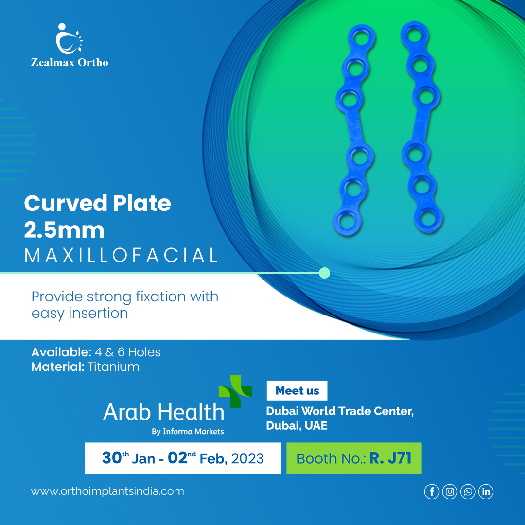 ZealmaxO's tweet photo. Curved Plate is available in different color codes for easy identification. #orthoimplants #zealmaxortho #MedicalImplants #healthcare #fracture #picoftheday #clinical #doctor #orthopedicsdics #implants #backingbones #ArabHealth #surgeon #maxillofacial #maxillofacialsurgery https://t.co/wzNj0bKotq