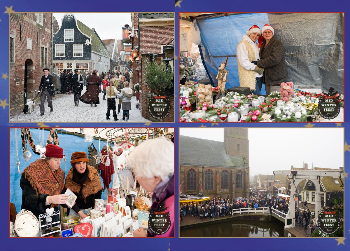 ❄ Kom naar het Midwinterfeest in Graft-De Rijp, een evenement waar je geweest moet zijn! 10 en 11 december zal het centrum van De Rijp worden omgetoverd tot een gezellig winterdorp en waan je je voor even weer terug in de tijd. Meer info: midwinterfeest-graftderijp.nl