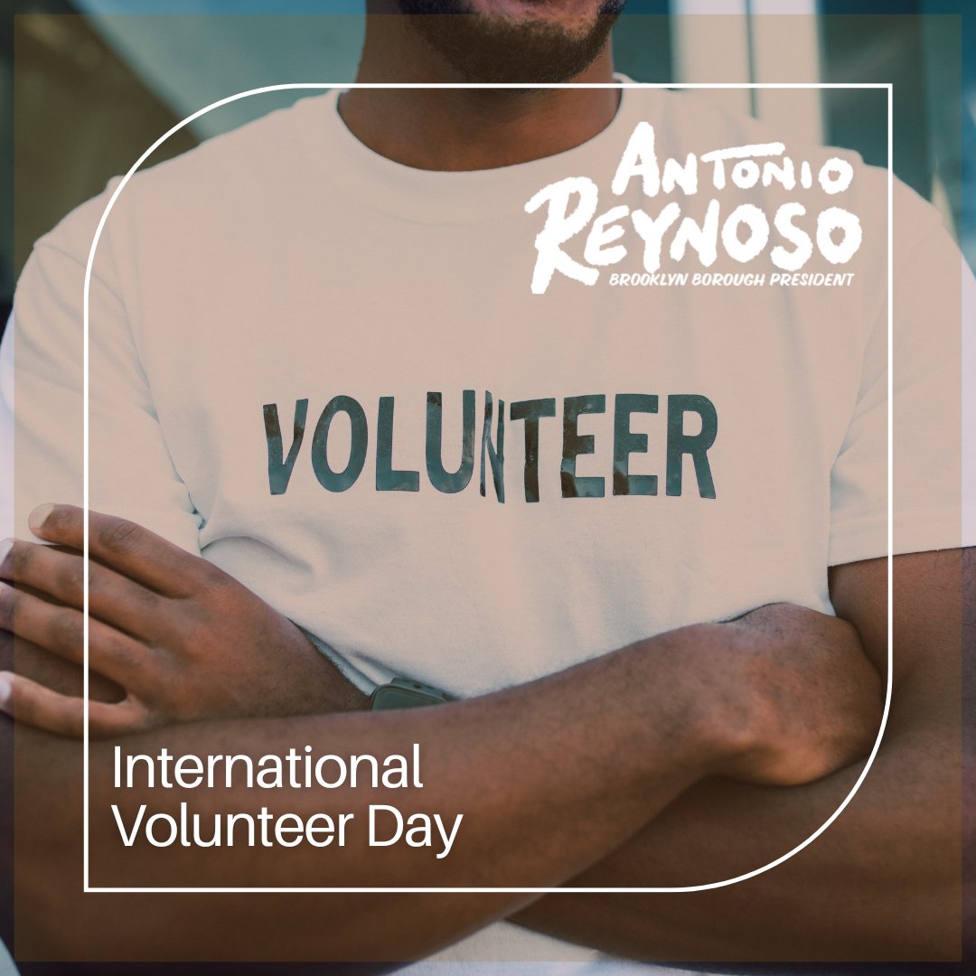 BKBPReynoso's tweet photo. An engaged community is a vibrant community. Ask yourself how you can give back this #InternationalVolunteerDay and share with us your favorite memory volunteering for a cause, organization, or issue you care deeply about. https://t.co/793dnw6Bcl