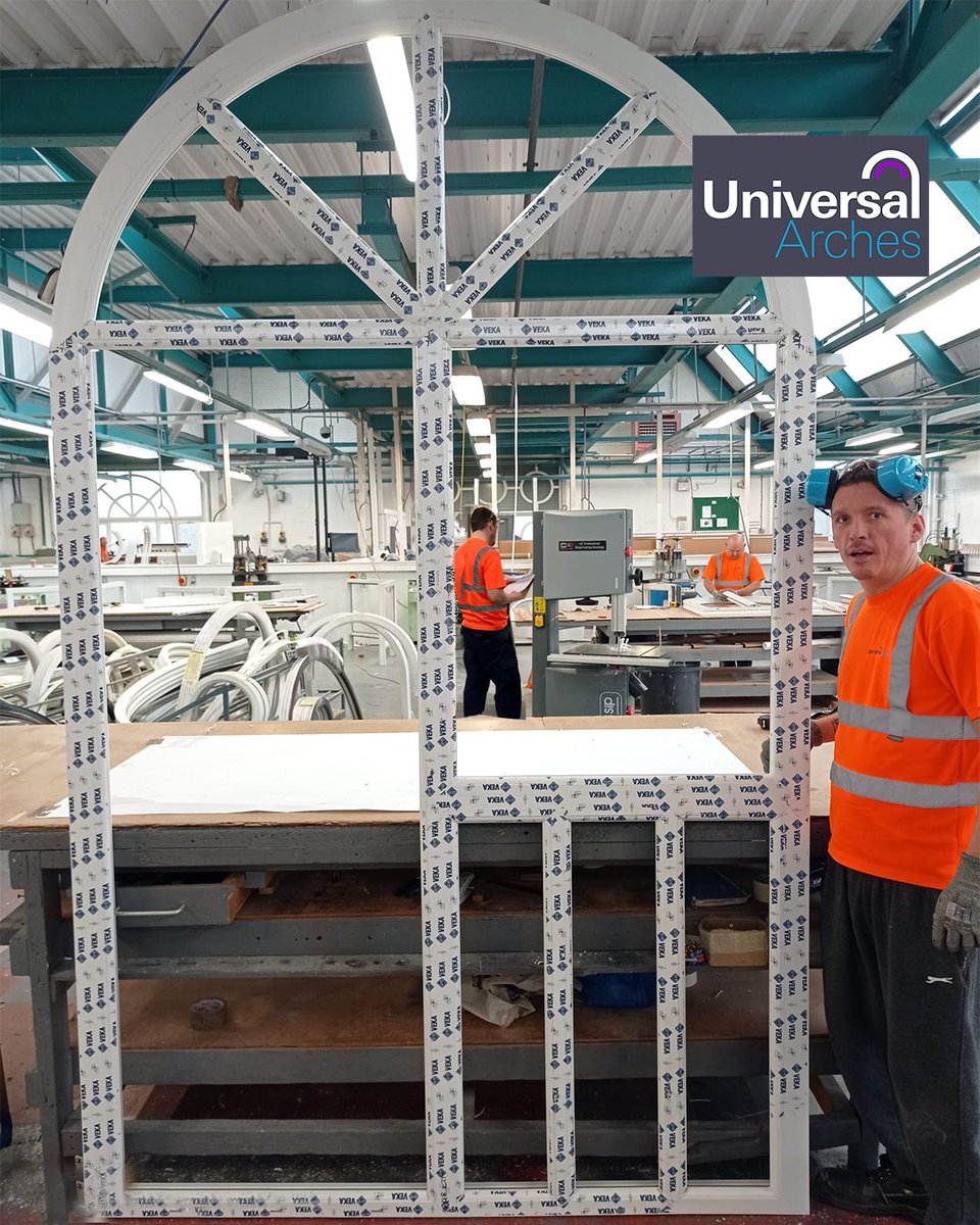 Universalarches's tweet photo. Another Beauty, Ready for Sash and Glass!
And what a beauty it is… Sunburst arched combination door set with midrail &amp; mullions to the customers design.
All in #VEKA PVCu Profiles
🌐 https://t.co/nOBFKnzDmi

#BespokeWindows #ArchedDoors #ShapedFrames #Oval #Gothic #MadeToMeasure https://t.co/RkGdwsFwi9
