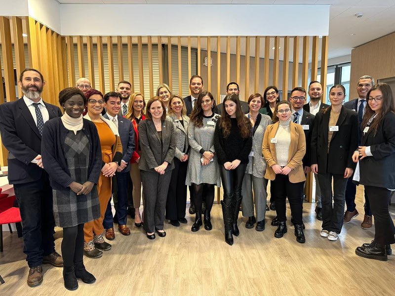 WeAreEDYN's tweet photo. #PoliticalTwinningTrip
@ACYPL &amp; #EDYN delegates learning about #youthparticipation in public life and about the #S4D initiatives with #DGINTPA and @Summit4Dem representatives 🇪🇺 https://t.co/iIqt4BN0N1