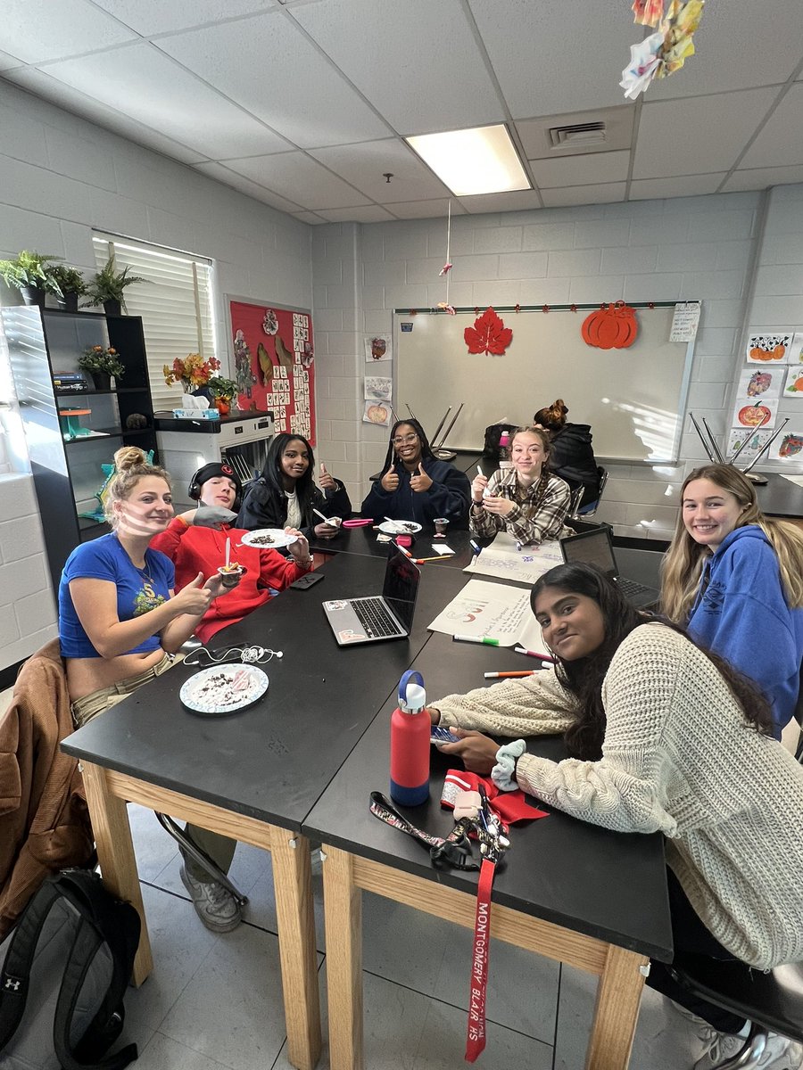 _Ms_Mason's tweet photo. Celebrating #WorldSoilDay2022 in Horticulture by creating posters to increase awareness about the importance of soil and enjoying ‘soil cup’ treats. #WorldSoilDay https://t.co/T6xWoB7zAw