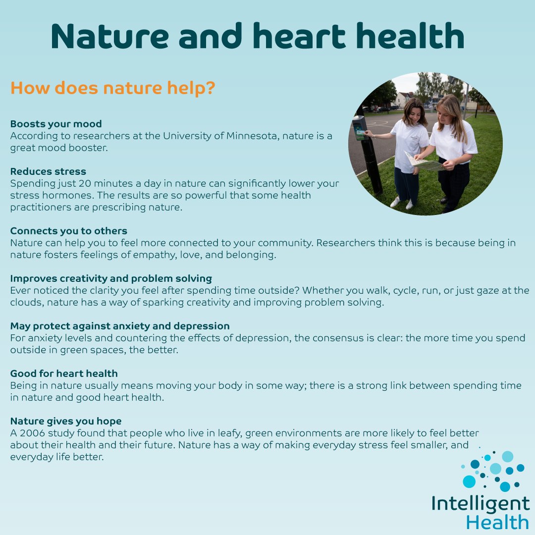 How does being in nature benefit you?