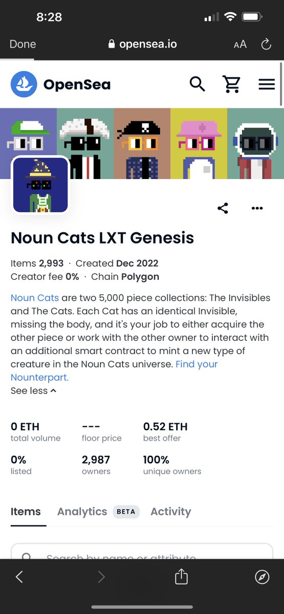 🚨 SCAM ALERT

We were made aware of a Polygon-based airdrop going to certain Invisibles and Cats holders. 

We are not associated with this project.

Their contract is not verified. We don't encourage anyone to approve it, sell it, transfer it, or interact with it in any way.