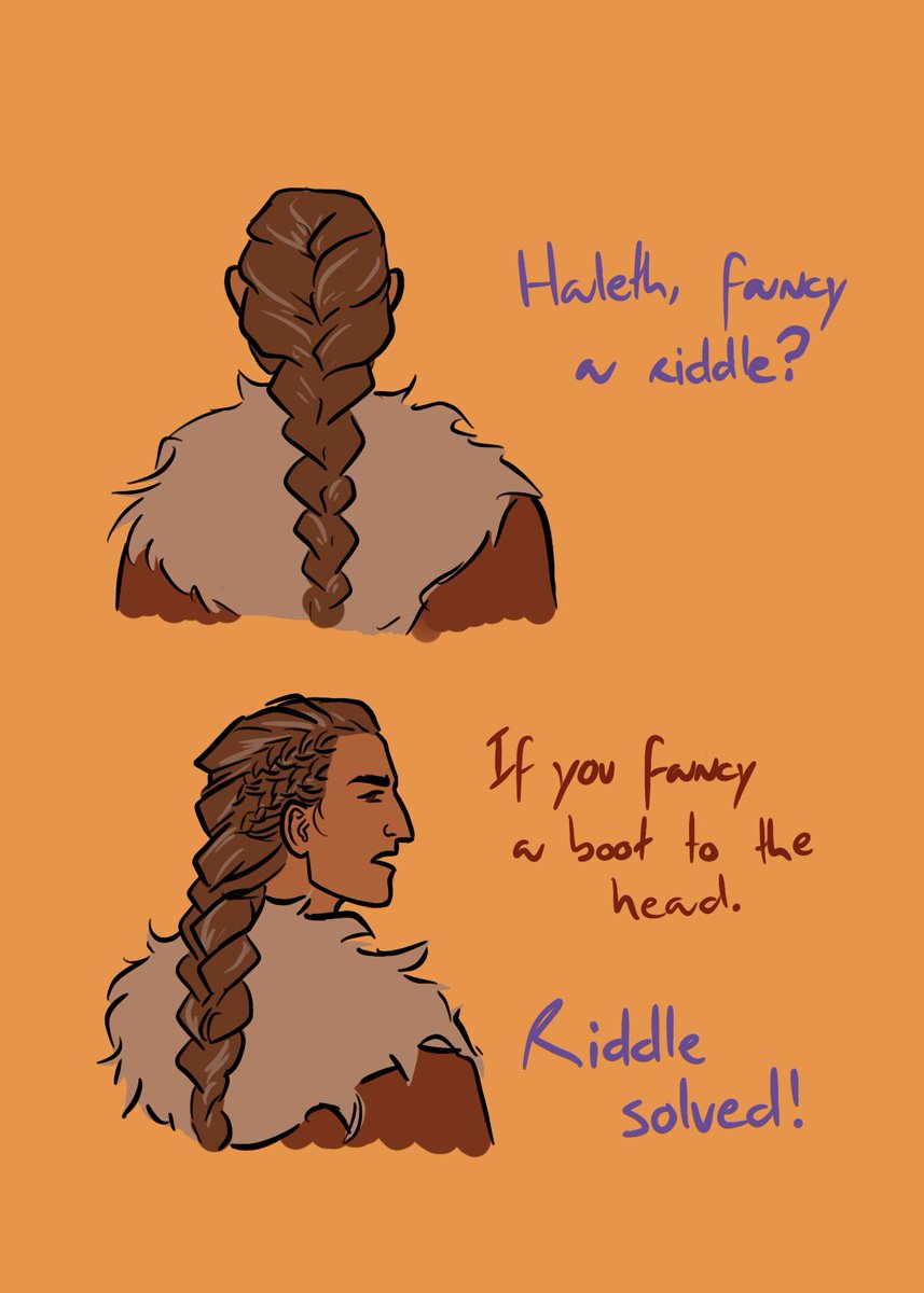 irithyllians's tweet photo. finrod elbows his way into caranthir and haleth’s dates at his own peril.
#silmarillion | #halenthir https://t.co/7DpUAOqBzK