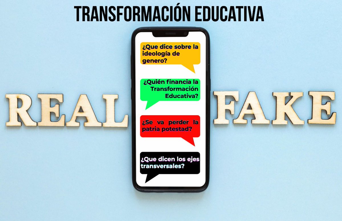 GuachireM's tweet photo. Estas son las 11 informaciones falsas más divulgadas contra la "Transformación Educativa" y el convenio con la Unión Europea. Muchos de estos bulos provienen de candidatos cartistas que disfrazados de "profamilia" buscan captar votos. HILO 🧵

#QueNoTeEngañen https://t.co/NiXvaod3Nm