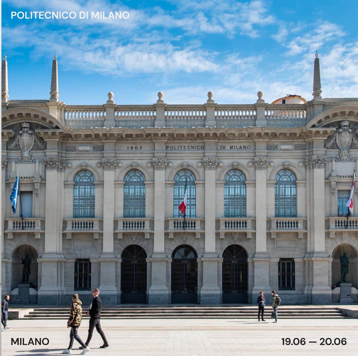 Eksig2023Milano_Official (@eksig2023milano) on Twitter photo "Politecnico di Milano is a public scientific-technological university which trains engineers, architects and industrial designers”
In 2023 Eksig Conference will be hosted by #polimi , Department of Design.
To know more about <a href="/polimi/">Politecnico di Milano</a> visit the website: 🔗polimi.it "Politecnico di Milano is a public scientific-technological university which trains engineers, architects and industrial designers”
In 2023 Eksig Conference will be hosted by #polimi , Department of Design.
To know more about <a href="/polimi/">Politecnico di Milano</a> visit the website: 🔗polimi.it