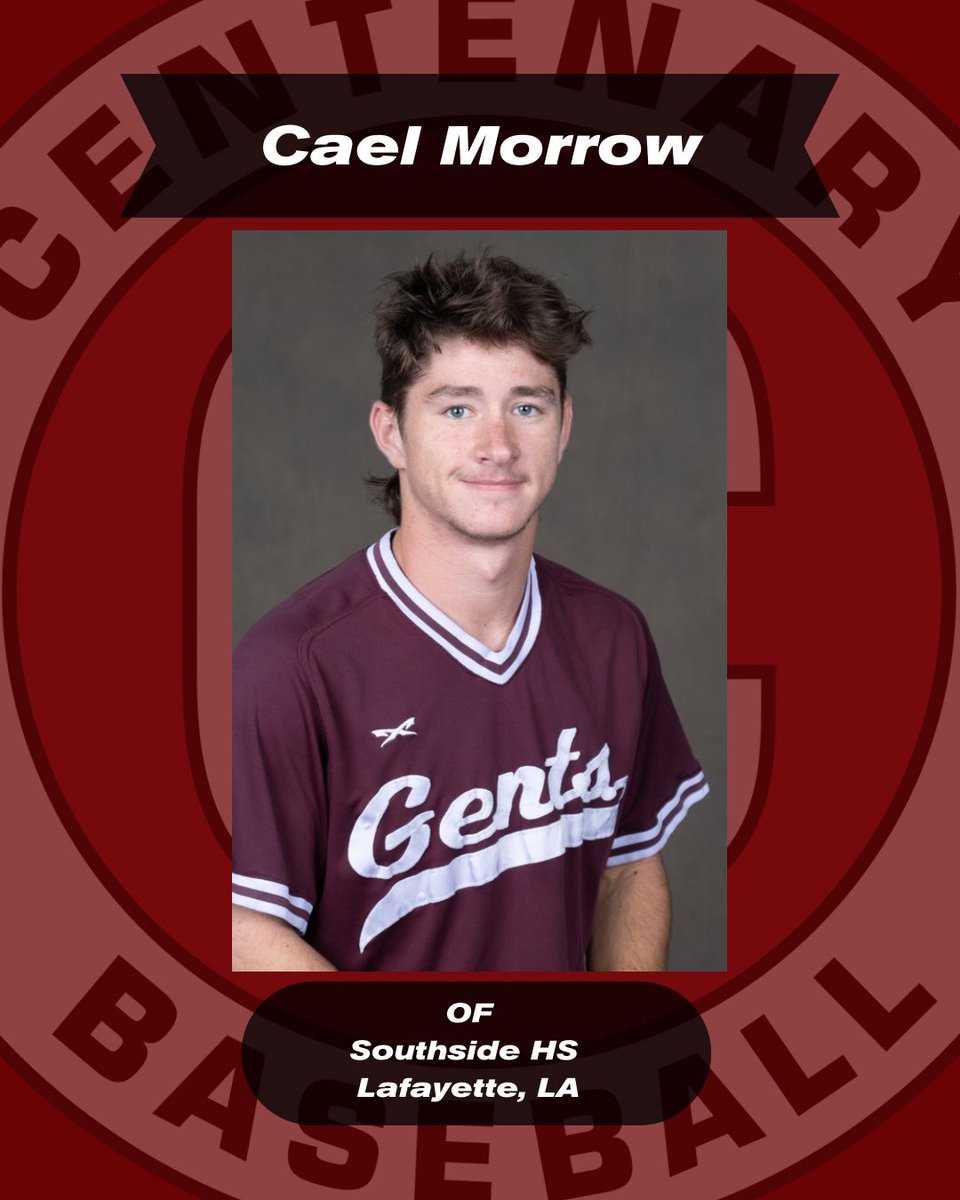 Gents Baseball (@gents_baseball) on Twitter photo Our newcomer of the day, an outfielder from Southside HS.
👤 <a href="/MorrowCael/">Cael Morrow</a>
🏠 Lafayette, LA
💎 OF Our newcomer of the day, an outfielder from Southside HS.
👤 <a href="/MorrowCael/">Cael Morrow</a>
🏠 Lafayette, LA
💎 OF