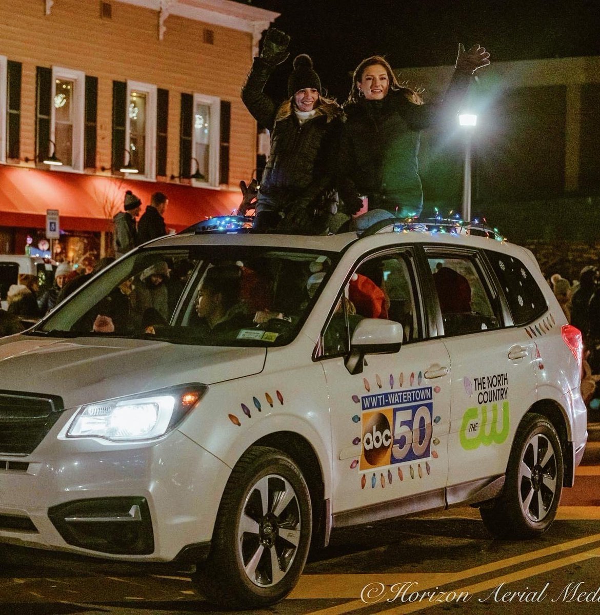 InformNNY's tweet photo. Who doesn’t love a good parade?🎄✨

This past weekend, members of the ABC50 team participated in both Watertown’s and Clayton’s Christmas parades. 

Both had great turnouts despite chilly winter winds (and we had a blast!) https://t.co/hrt34WtLNu