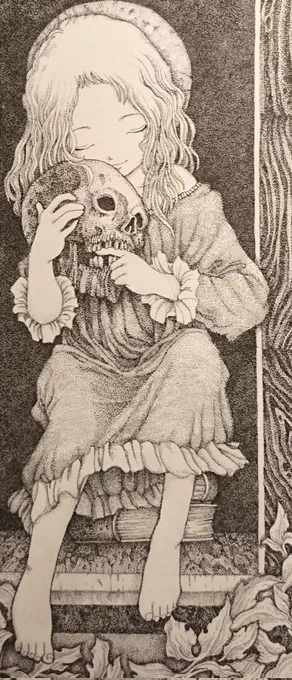 本当ならこっちもはやく仕上げたいのに。原画がB2サイズだから、また手間がかかる…… 