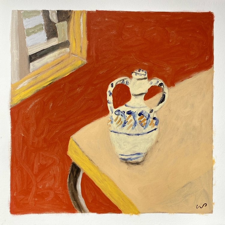 Artiste | Artiste originaire de Brooklyn, Wayne Pate peint ce que l'on pourrait appeler des "natures mortes" avec une approche résolument graphique combinant motifs, antiquités et objets. 
-
#art #artist #artiste #waynepate #peinture #painting #artcontemporain #contemporaryart