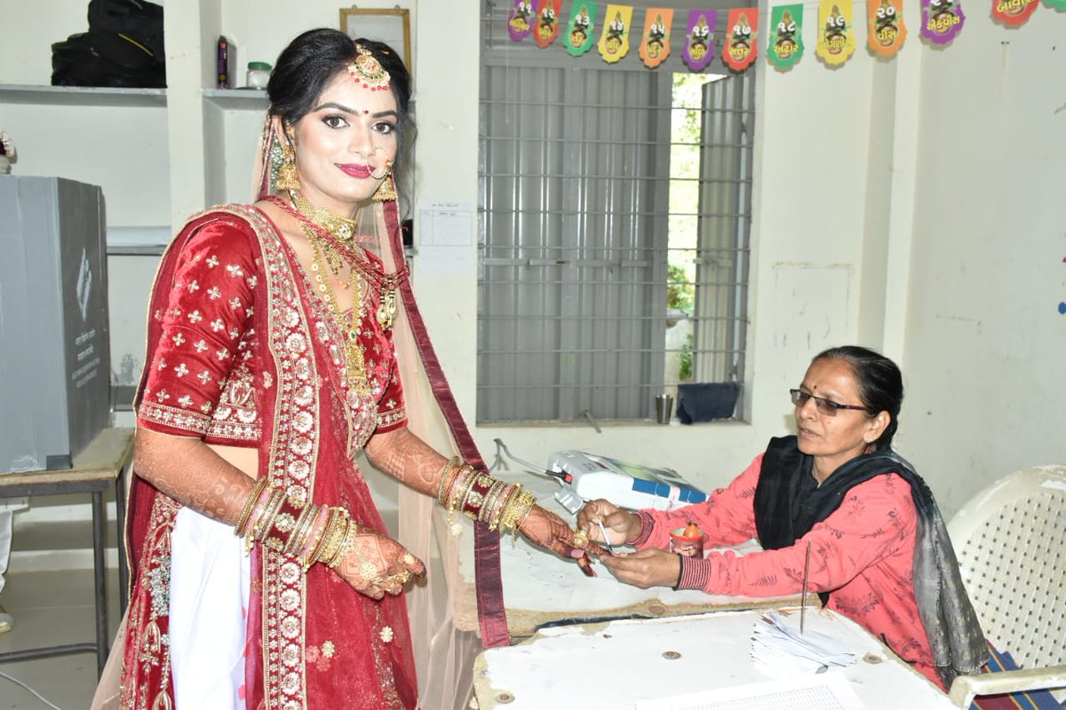 મતદાન છે જરૂરી...

પાટણના ખીમીયાણા ગામે ભાઈ - બહેને પ્રભુતામાં પગલાં માંડતા પહેલાં નાગરિક તરીકેની નૈતિક ફરજ નિભાવી લોકશાહીના અવસરમાં સહભાગી બન્યા...

<a href="/CEOGujarat/">Chief Electoral Officer, Gujarat</a> <a href="/ECISVEEP/">Election Commission of India</a> 

 #GujaratElections2022 #GoVote #AVSAR #NoVoterToBeleftBehind #PowerOfOneVote #Democracy #Patan