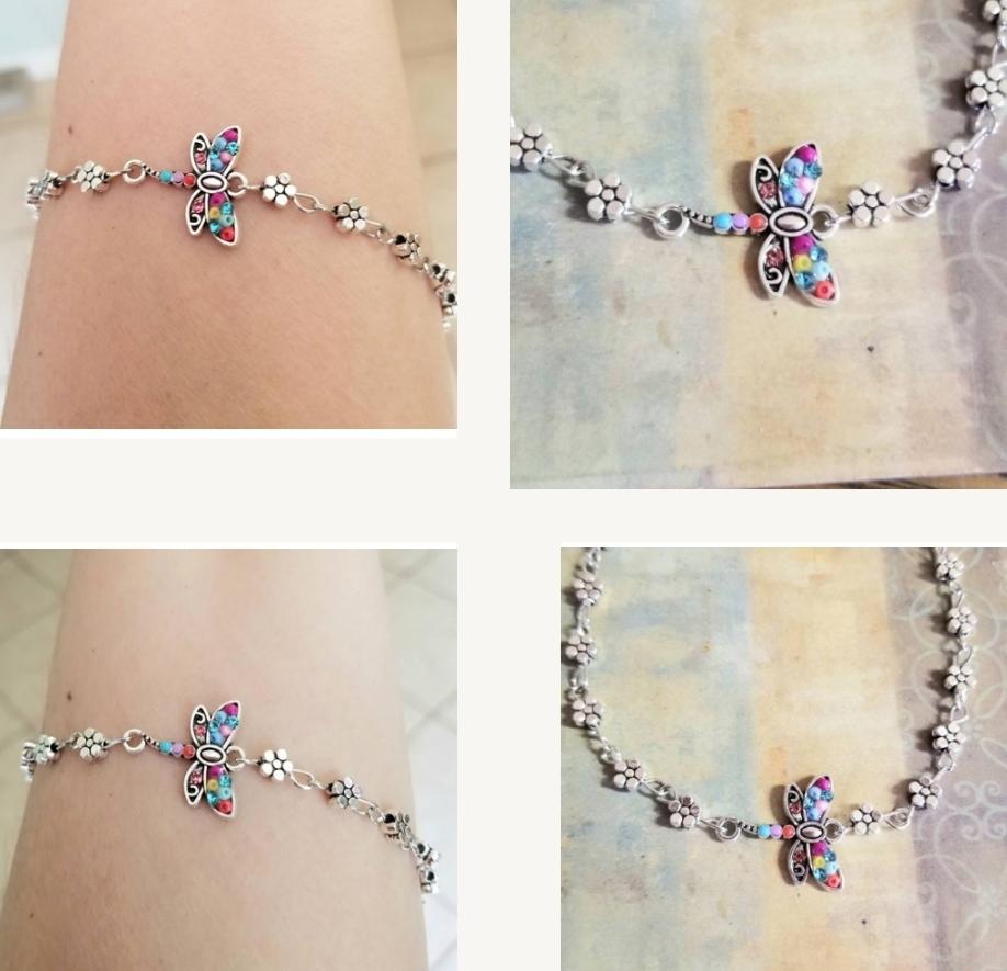 #jewelry #bracelet #charmbracelet #handmadegifts #daisies #daisyjewelry #flowers #Bohemian #jewelryaddict #jewelrylover #dragonfly #dragonflyjewelry #secretsanta #giftsforher 
 etsy.com/listing/133516…