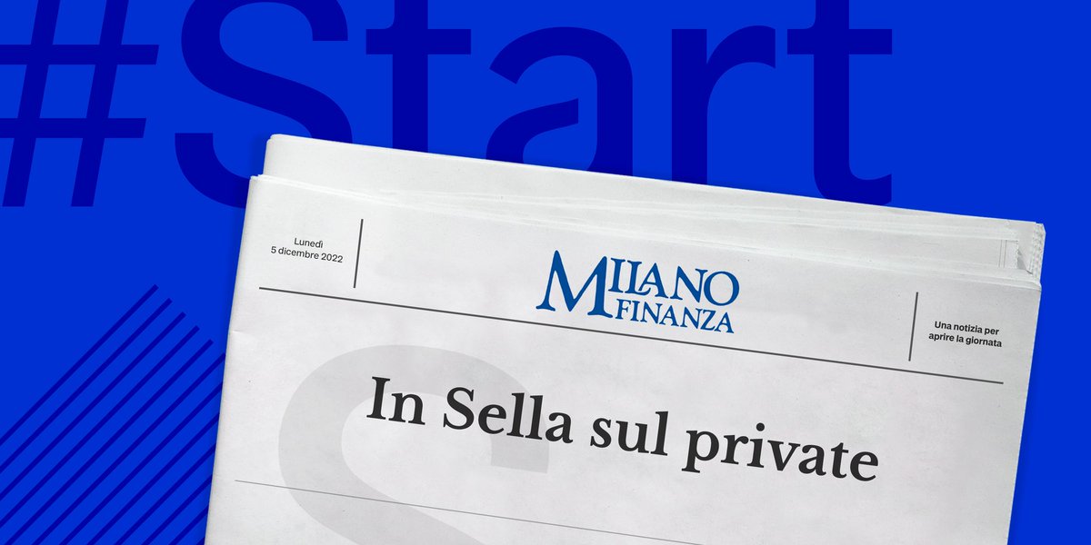 "La nostra ambizione è essere la banca di riferimento per una clientela con un radicamento sul territorio. Non si può fare banca in modo longevo se non si è legati al territorio”. Federico Sella, AD e DG di Banca Patrimoni Sella, intervistato da <a href="/MilanoFinanza/">MilanoFinanza</a> #Start #5dicembre