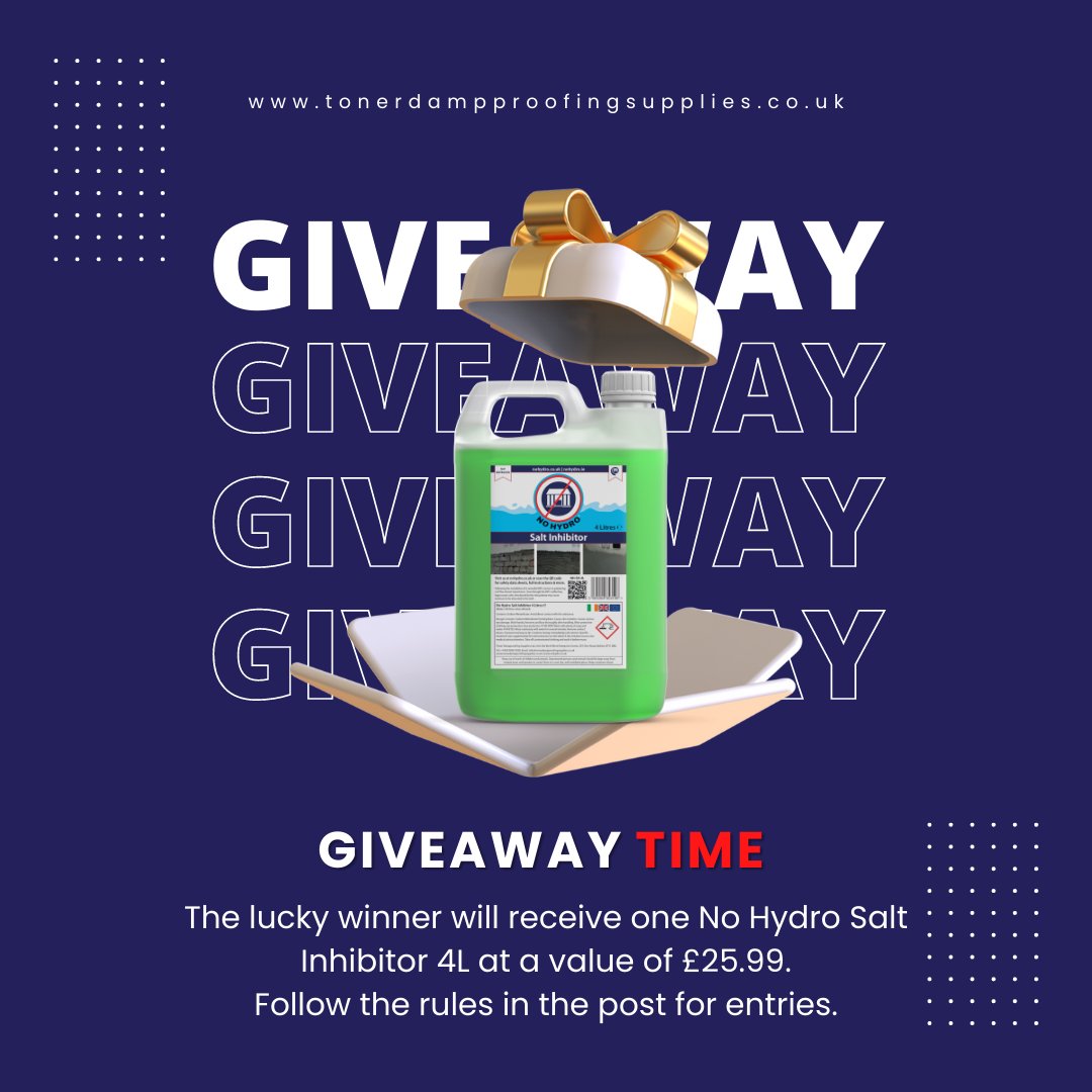 ⭐️⭐️COMPETITION - 10 DAYS OF CHRISTMAS⭐️⭐️

Enter here: tonerdampproofingsupplies.co.uk/competitions/1……

We will not contact you via social media.