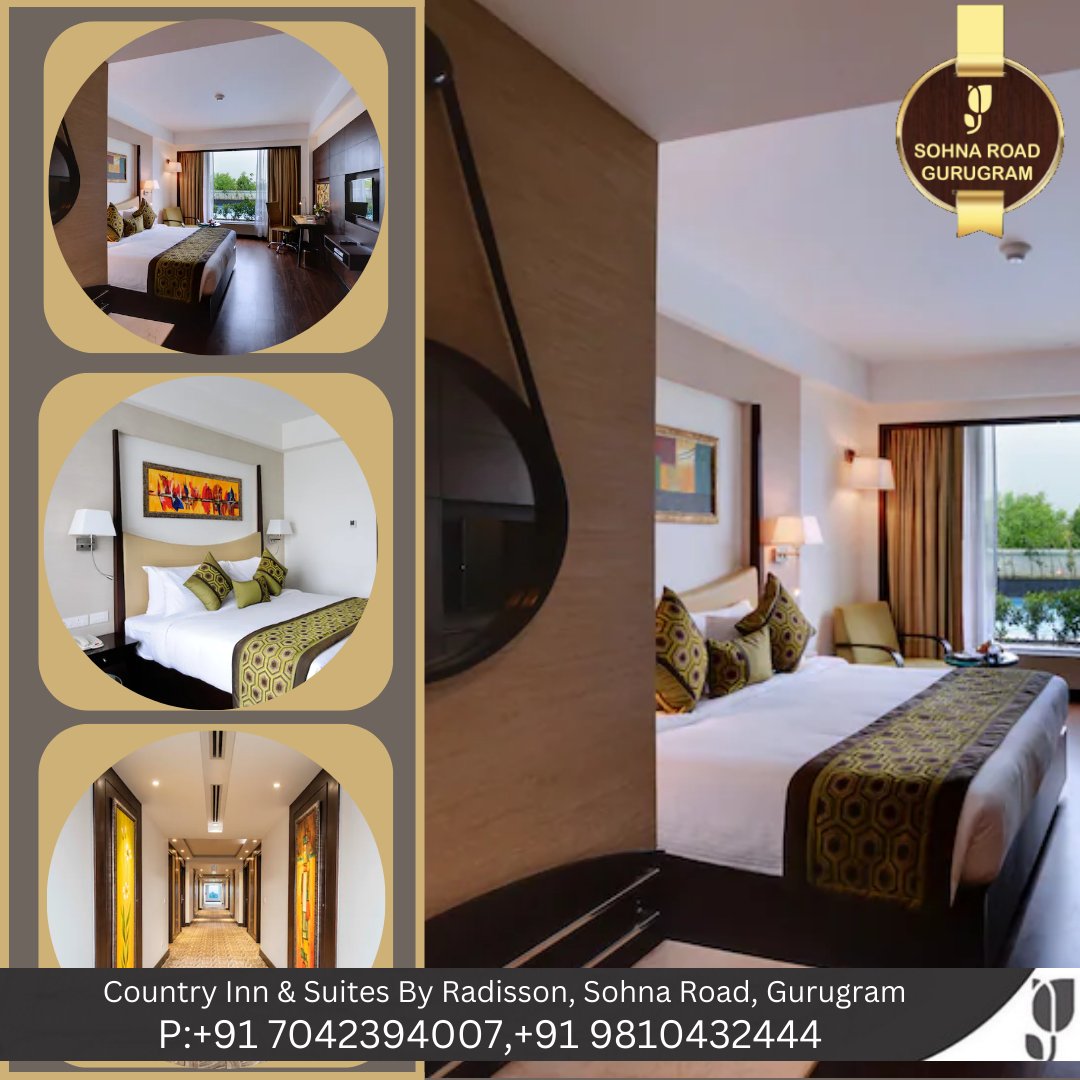 InnSohna's tweet photo. Country Inn &amp; Suites by Radisson, Sohna Road, Gurugram
For Booking and Reservations Call us:-+91 7042394007,+91 9810432444
asm@cisgurgaon-sohna.in
#Countryinnandsuites #countryinnandsuitesgurugram #hotelnearsohnatoll #weddingdestination #destinationwedding https://t.co/3JutJvTEz6