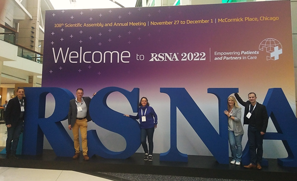 AssoAFIB's tweet photo. Une équipe de l’AFIB s’est rendue au congrès annuel de la RSNA. Après quelques années difficiles le rassemblement a retrouvé toute sa splendeur ! Des rencontres riches et une actualité toujours débordante ! Quel plaisir de retrouver Chicago !
#rsna2022 #ingebio #biomedical https://t.co/39rfIdm5xN