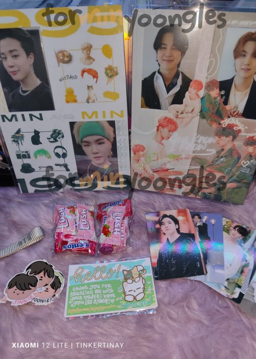 forminyoongles's tweet photo. My customized ly era tls and binder pages are here! Thanks so much @pjmsilogcart for accommodating! Lalong nagkasparks yung mga pcs. My yoonminist heart is sooo happy, thanks din sa freebies and secured packaging. Til next time! 
#pjmsilogfb 

#soyshops https://t.co/OXSZupB7yn