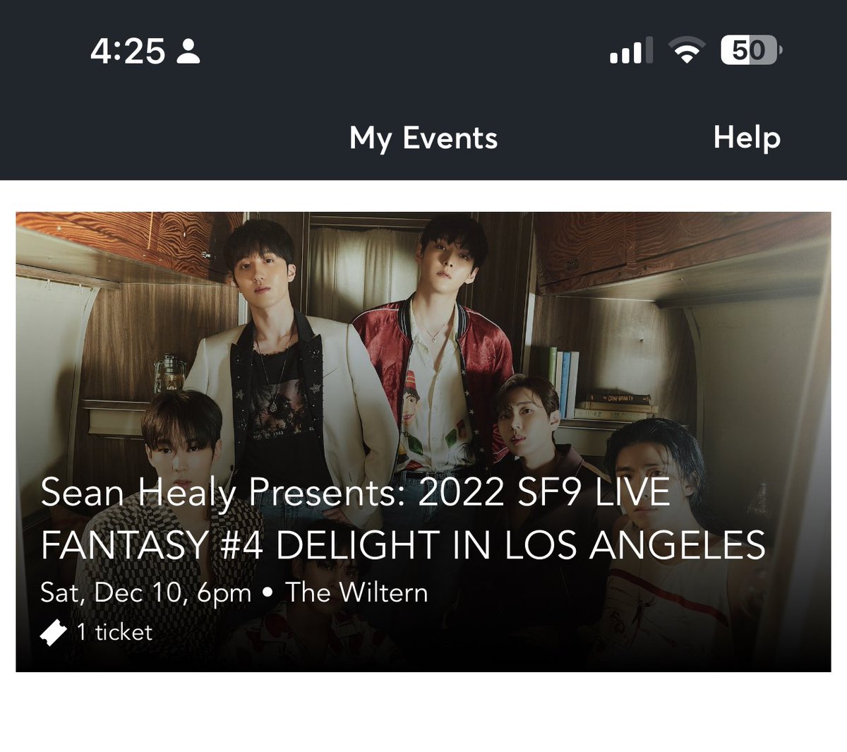 SF9bro's tweet photo. Selling my SF9 ticket for december 10 bought for $98 selling for $75

Payment thru zelle or paypal

12월 10일 내 SF9 티켓을 $98에 구매 $75에 판매

 zelle 또는 페이팔을 통한 결제

#sf9 #에스에프나인 #sf9delight https://t.co/fYeX7k4Plp