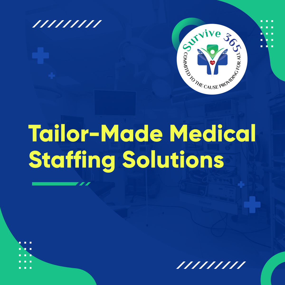 survive365fl's tweet image. When you&apos;re looking for a medical staffing solution, it&apos;s important to have an expert who can listen to your needs and understand your business. At Survive 365, we offer custom solutions for all of your medical staffing needs.

#MedicalStaffingSolutions #HealthcareStaffing