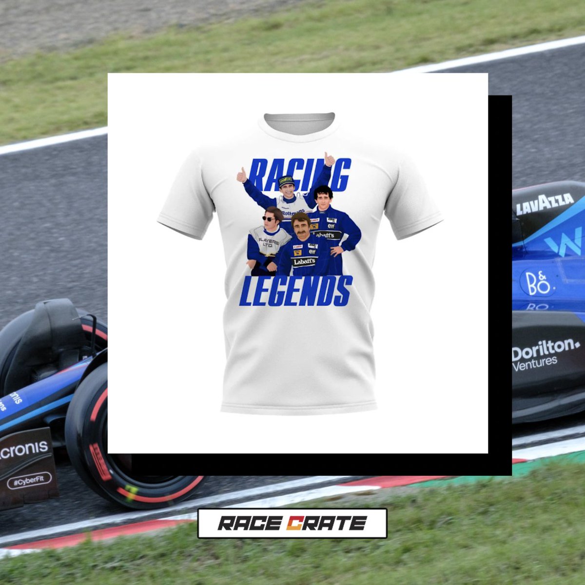 Iconic Williams drivers 🤩

Shop now ➡️ bit.ly/racecrateracin…

#F1 #RaceCrate