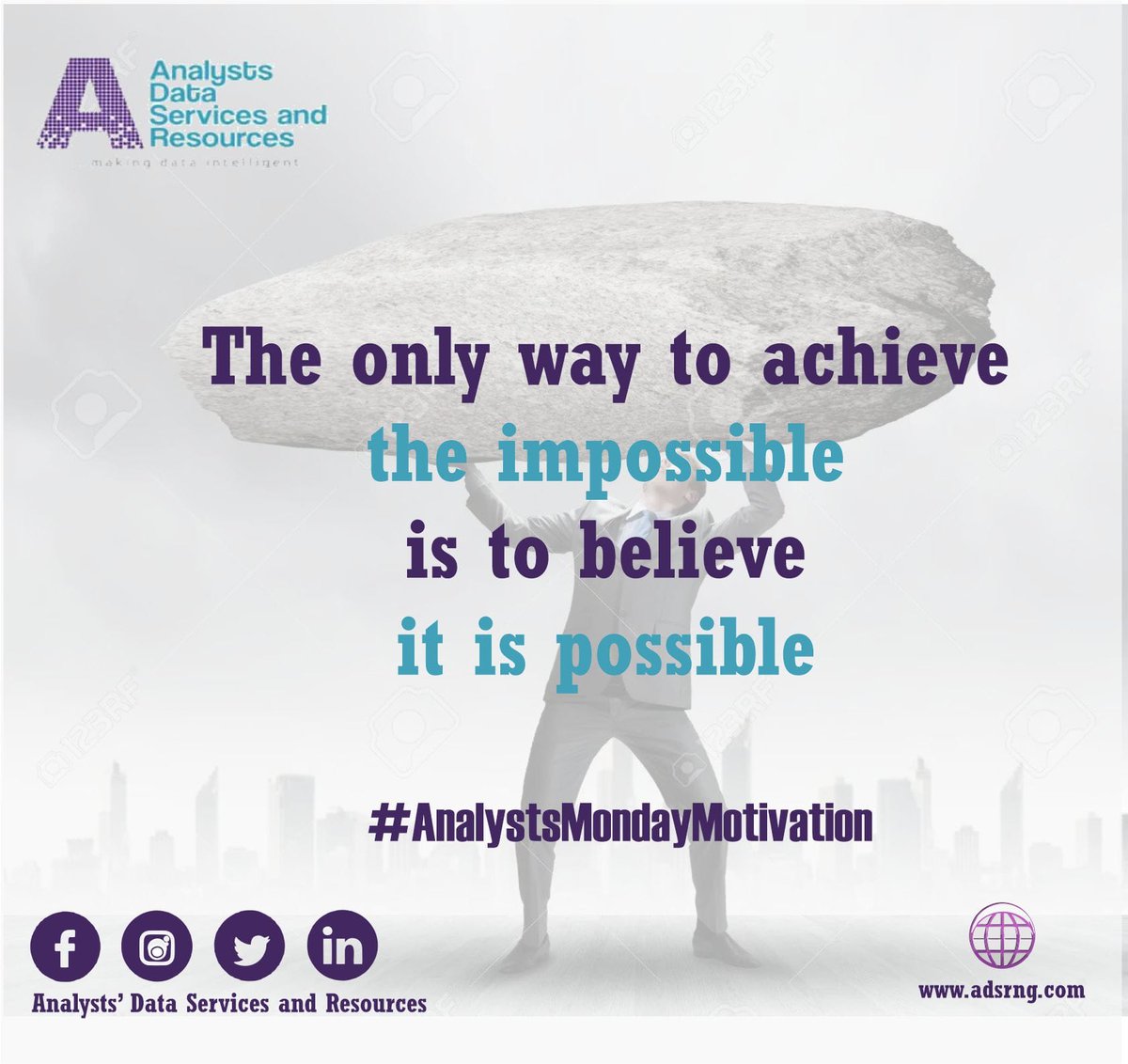 AdsrLtd's tweet photo. The only way to achieve the impossible is to believe it is possible. #possiblity #doitnow #achievepossible #achieveimpossible #mondaymotivation #monday #mondaymood #mondaytips #happylife #impossible #neverstop #dontbetired #dontstop #findaway #findway #mondaythoughts #analysts https://t.co/2z0t6TiCIg