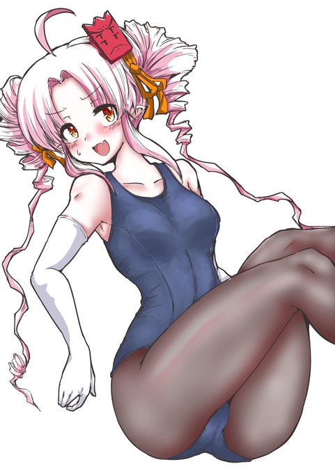 #如月ついつい月曜日
今日のスク水ストッキングです 