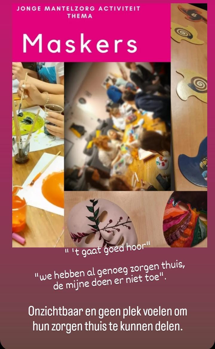 JmzLelystad's tweet photo. Jonge mantelzorgers zetten gemakkelijk een masker op. #Veilig  #ontzorgen #ontzichtbaar

We bespraken oa; 'Wat zien andere van jou en hoe voel jij je echt?
Bij wie kan je je masker wel afzetten?'

In Nov zijn we bewust geworden van dat masker. #DeelJeZorg masker af. dat lucht op! https://t.co/YyuU2KIVKl