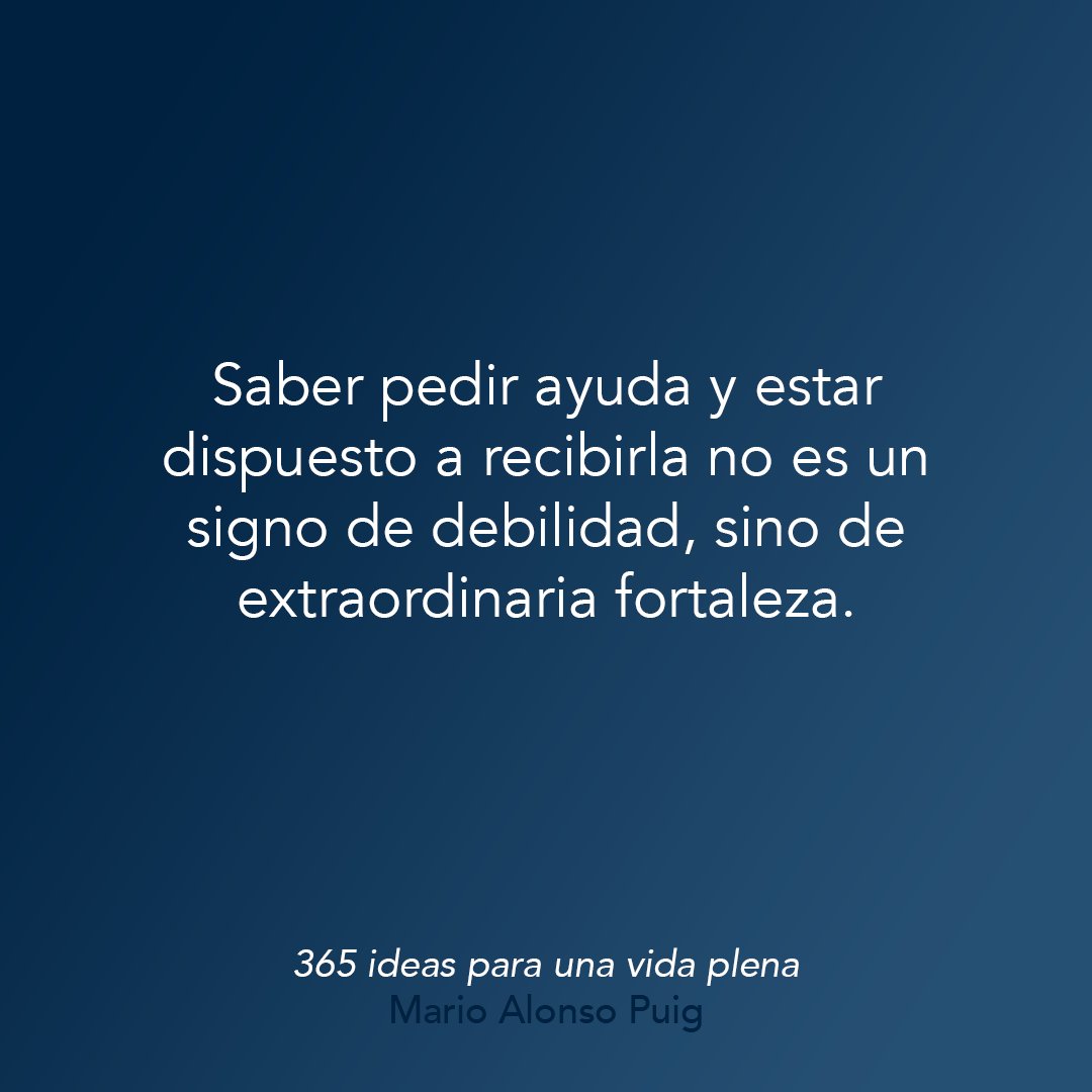 Cuando algo te inquiete, lo peor que puedes hacer es guardártelo para ti y aislarte. Comparte tus preocupaciones con la gente que sabes que te quiere y que no te exige que seas perfecto para mostrarte su amor. 

#Cambios #ReseteaTuMente #MarioAlonsoPuig
