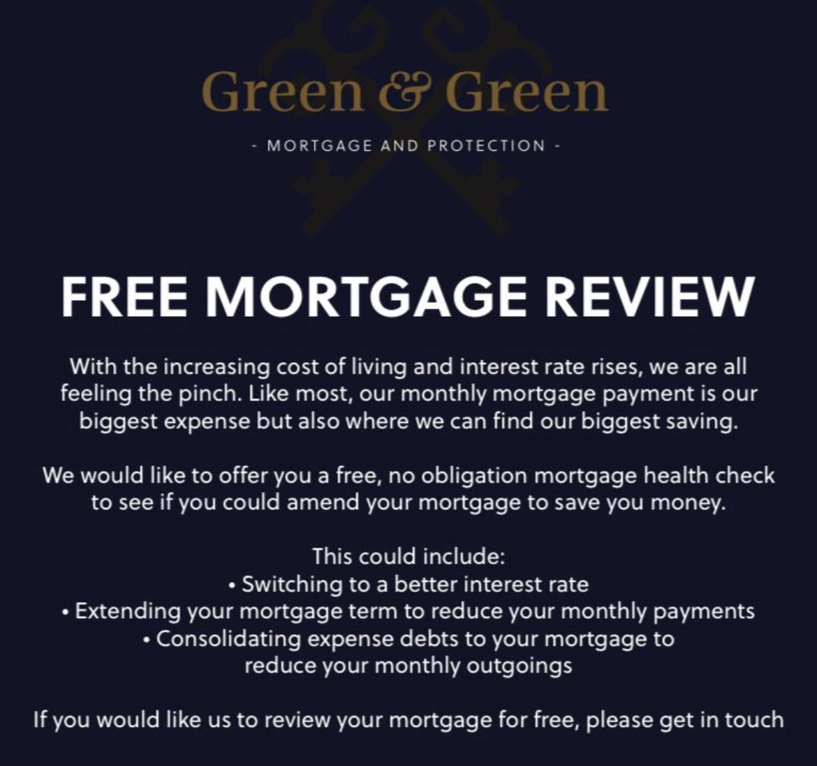 JoePKeyes's tweet image. Please get in touch if we can be of any help! @greenandgreenMP @james_green43