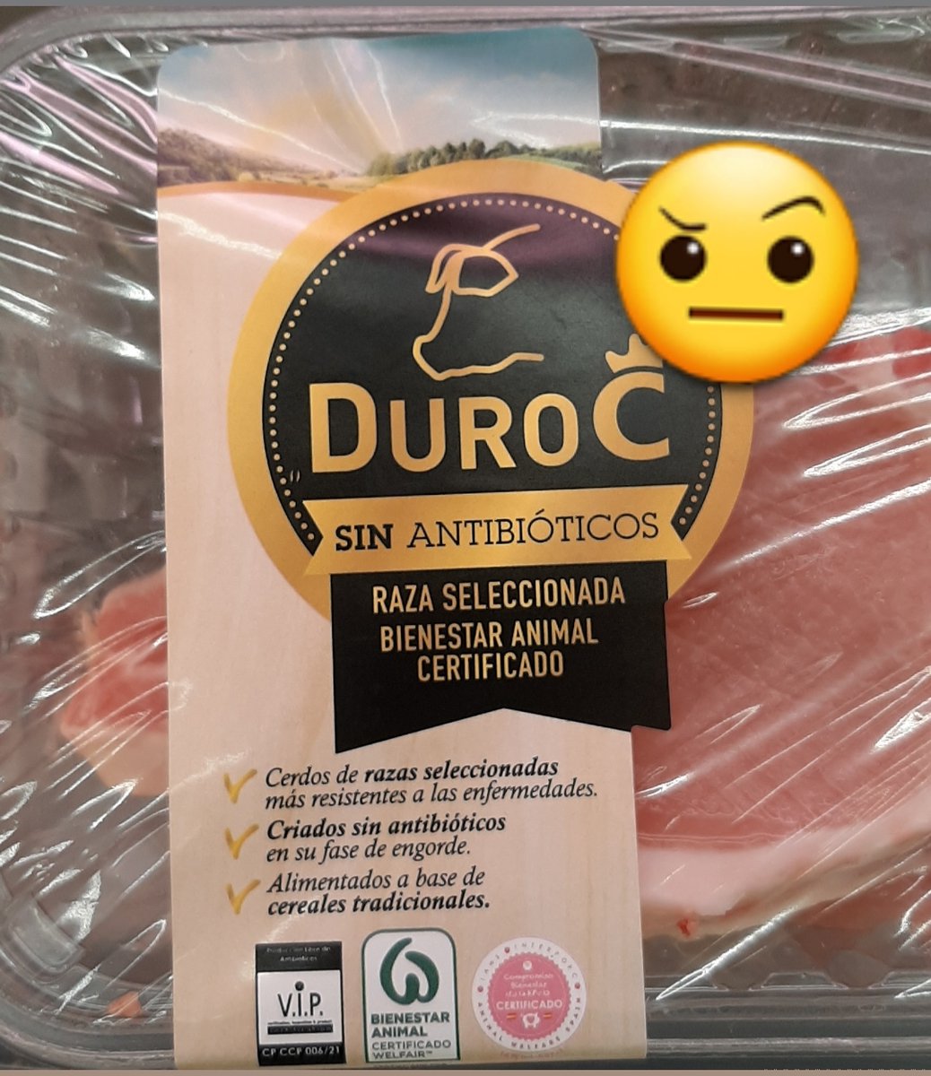 gominolasdpetro's tweet image. Carne "sin antibióticos". 
Este mensaje se utiliza cada vez más, pero es poco ético, raya la ilegalidad y, sobre todo, despista mucho. Os cuento en este #hilo